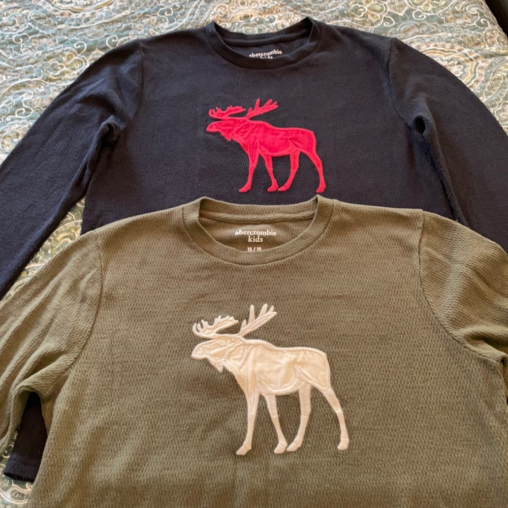 Abercrombie long sleeve shirts